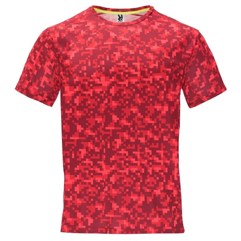 Pánske športové tričko Roly Assen - red-camo, M