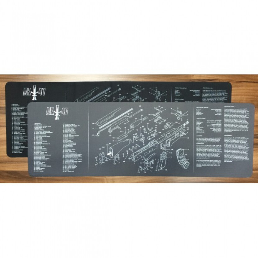 Servisná podložka na čistenie zbraní AK47 - sivá
