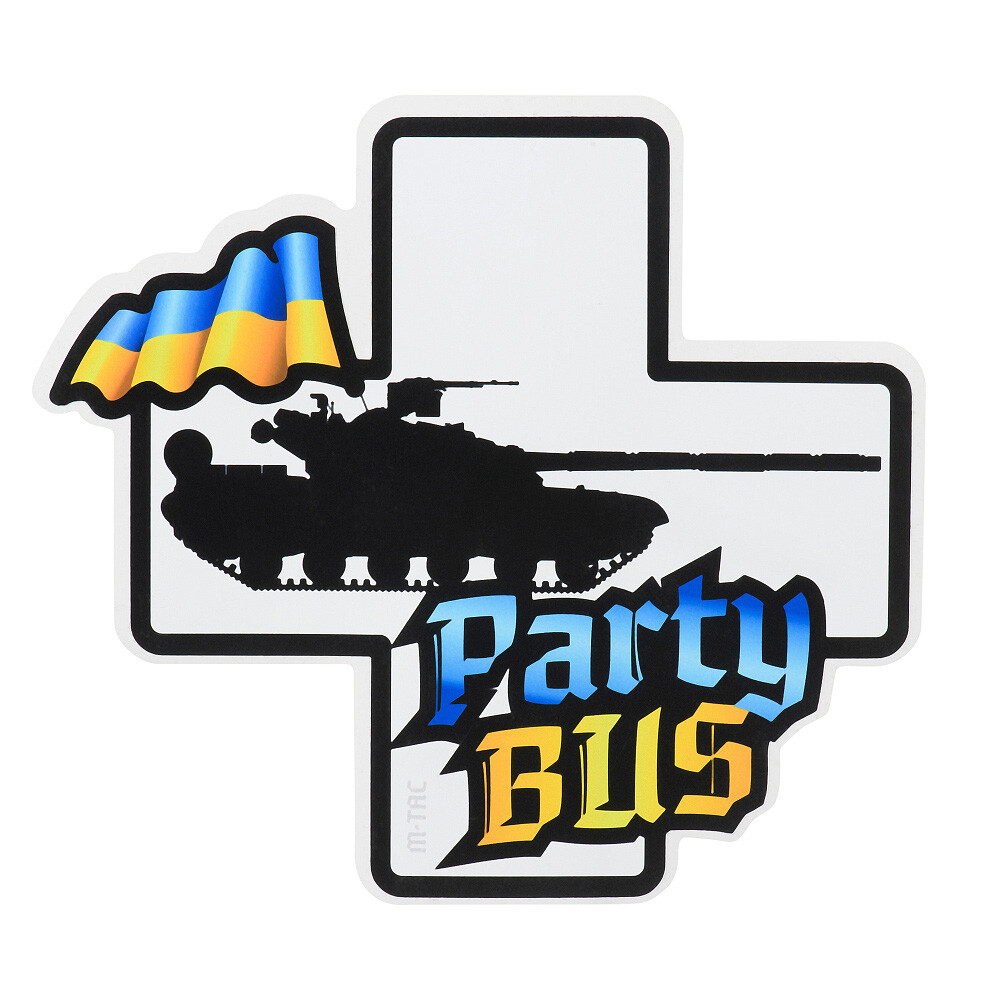 Samolepka M-Tac Party Bus Cross 19x19 cm - farebná