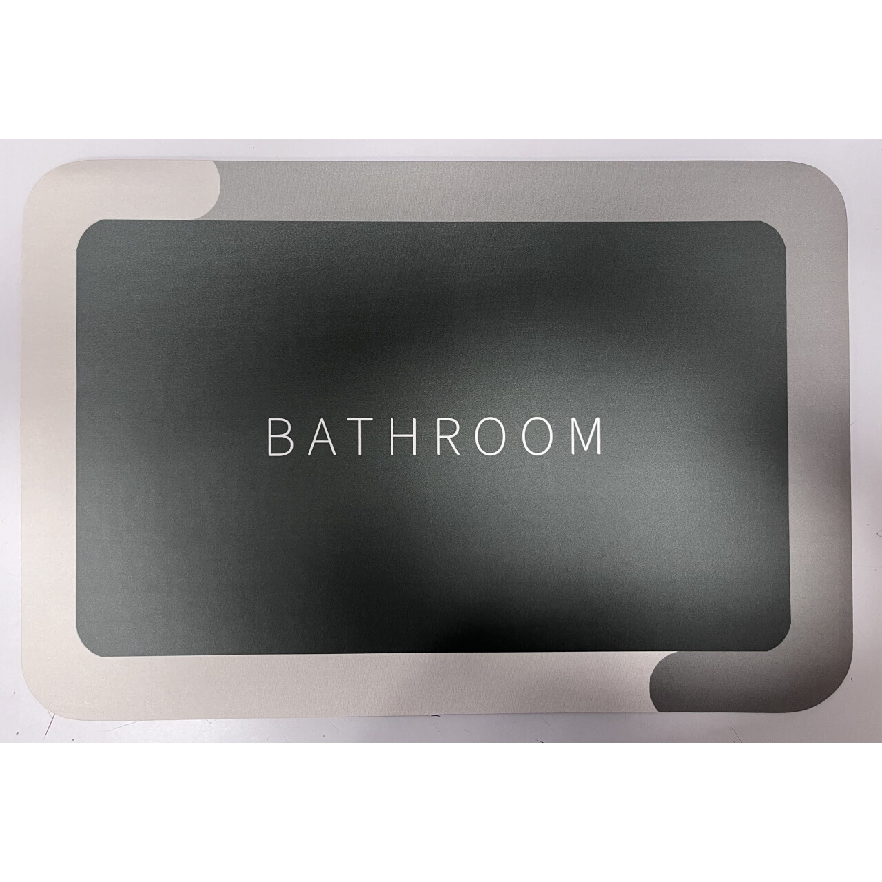 Rýchloschnúca kúpeľňová predložka 40x60 cm - olivová, 40x60