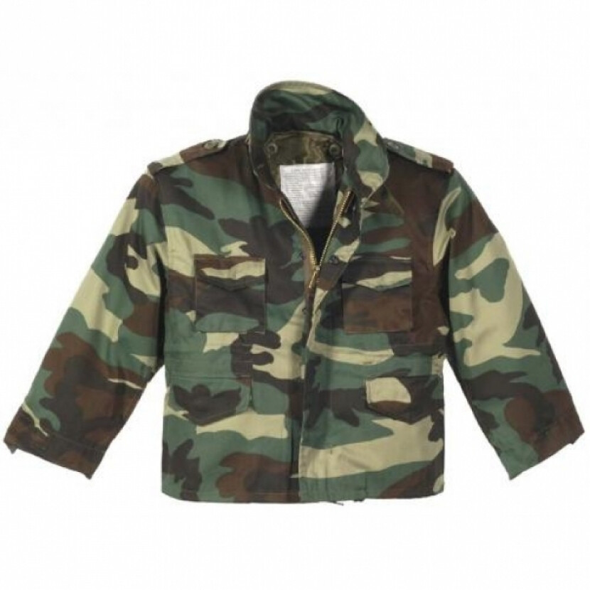 Bunda detská Anton M65 - woodland, L