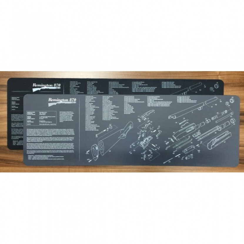 Servisná podložka na čistenie zbraní REMINGTON 870 - sivá