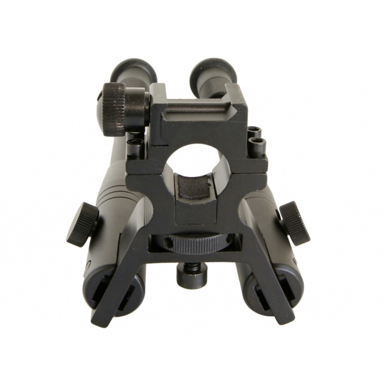 Oporná dvojnožka teleskopická na hlaveň aj weawer 22mm - olivová-čierna