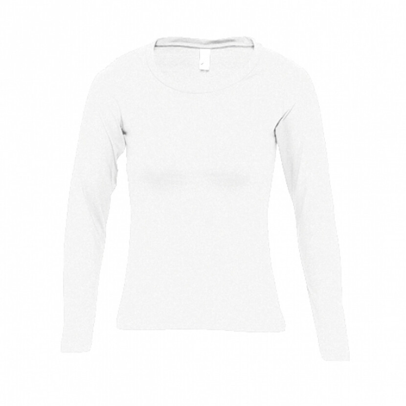 Tričko dámske dlhý rukáv Alex Fox Classic Long - biele, L