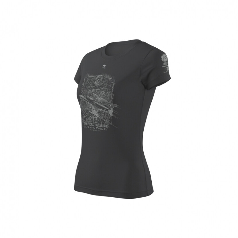 Tričko dámske Antonio s bojovníkom L-159 ALCA - sivé, XXL