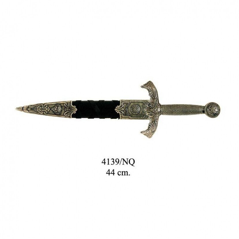 Dýka Kráľa Artuša NQ - strieborná-čierna