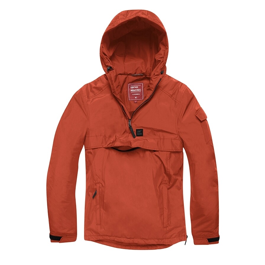 Bunda Vintage Industries Wallace Anorak - oranžová, S