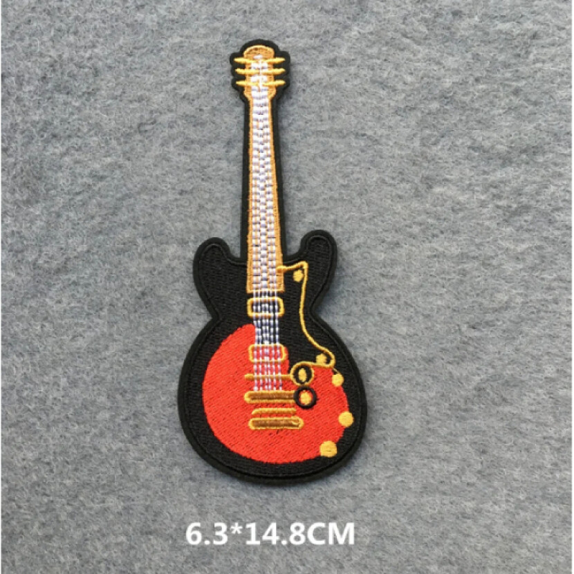 Nášivka nažehľovacia Electric Guitar 14,8x6,3 - farebná
