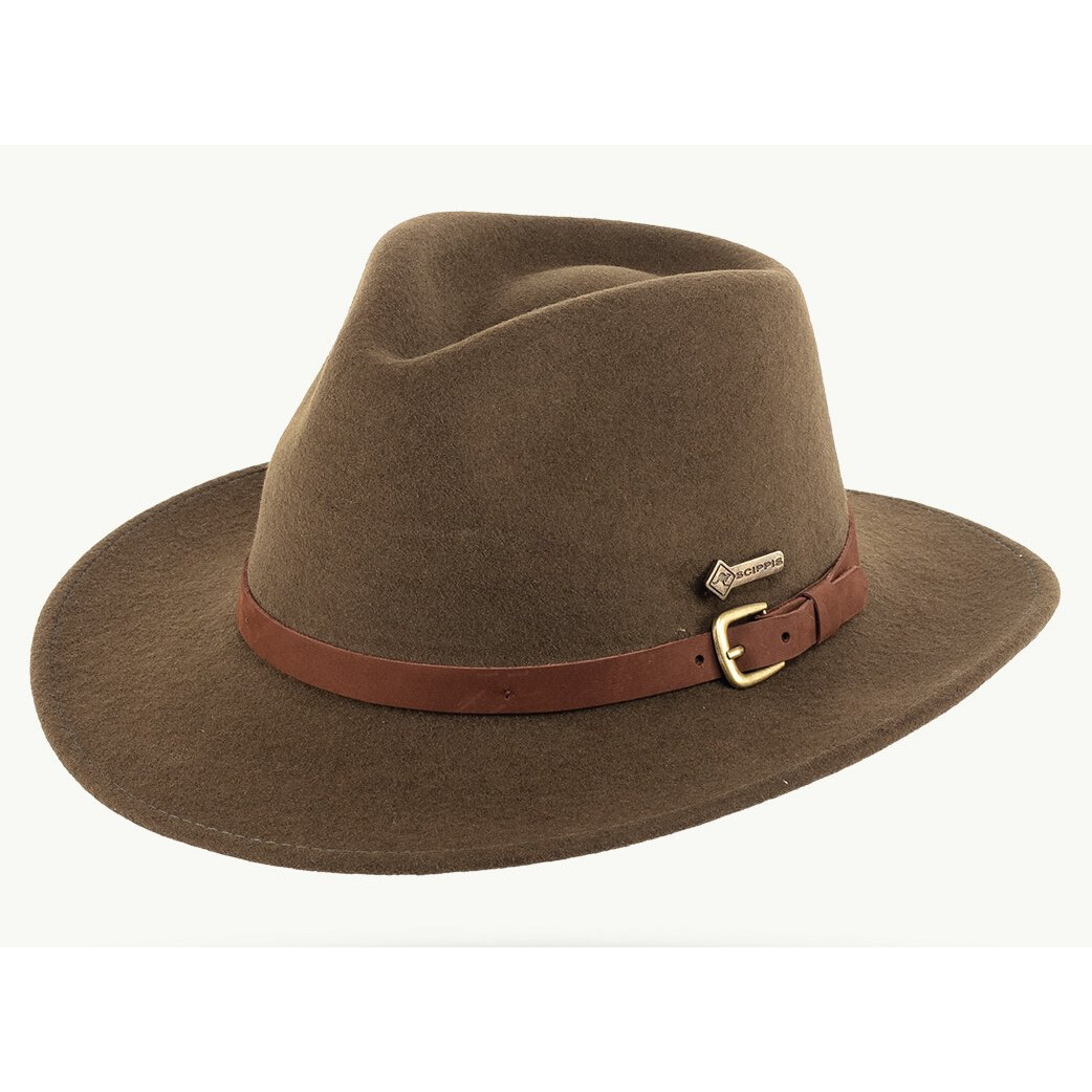 Klobúk vlnený Scippis Montero - hnedý, M