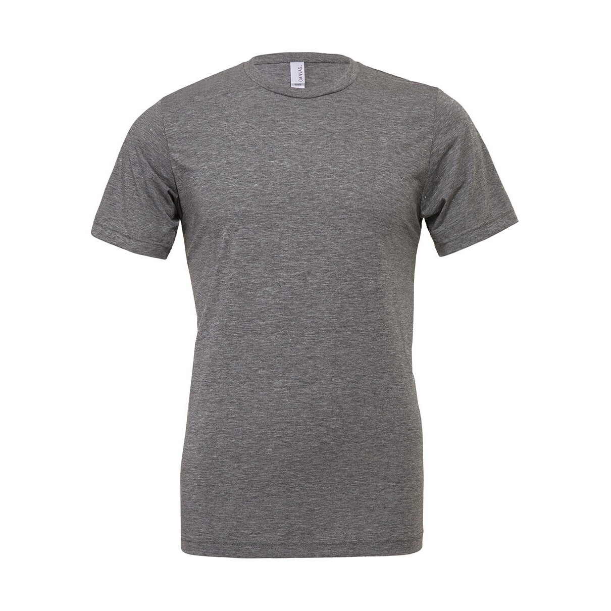 Tričko Bella Triblend Crew Men - sivé, L