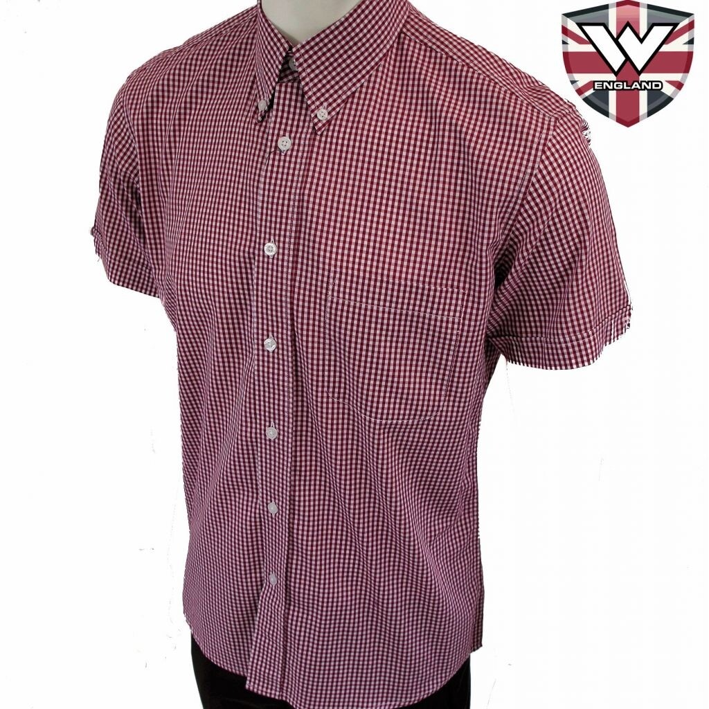 Košele Warrior Vintage Short Down Lazenby - fialová-biela, S