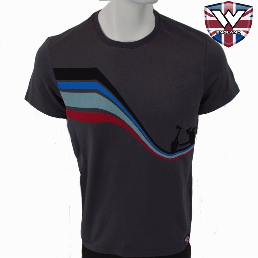 Tričko Warrior Classic Line Vespa - sivé, L