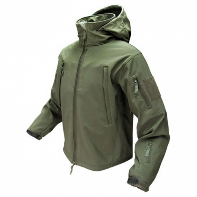 Bunda Condor Softshell - olivová, S