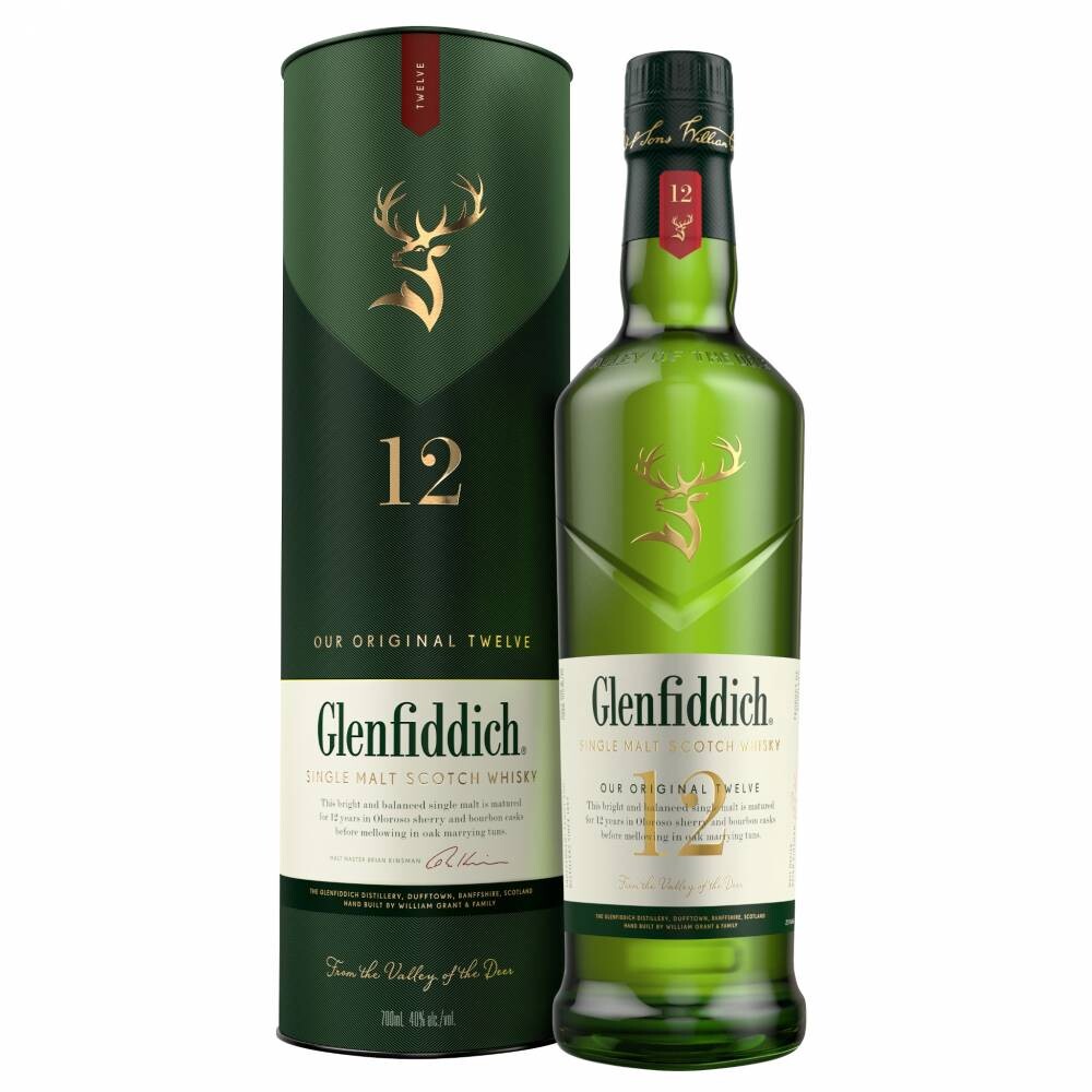 Glenfiddich 12 YO, 0,7 l