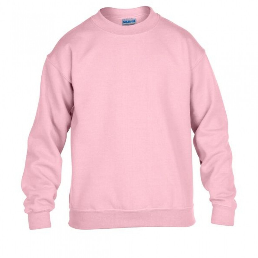 Mikina detská Gildan Heavyweight - svetlo ružová, M