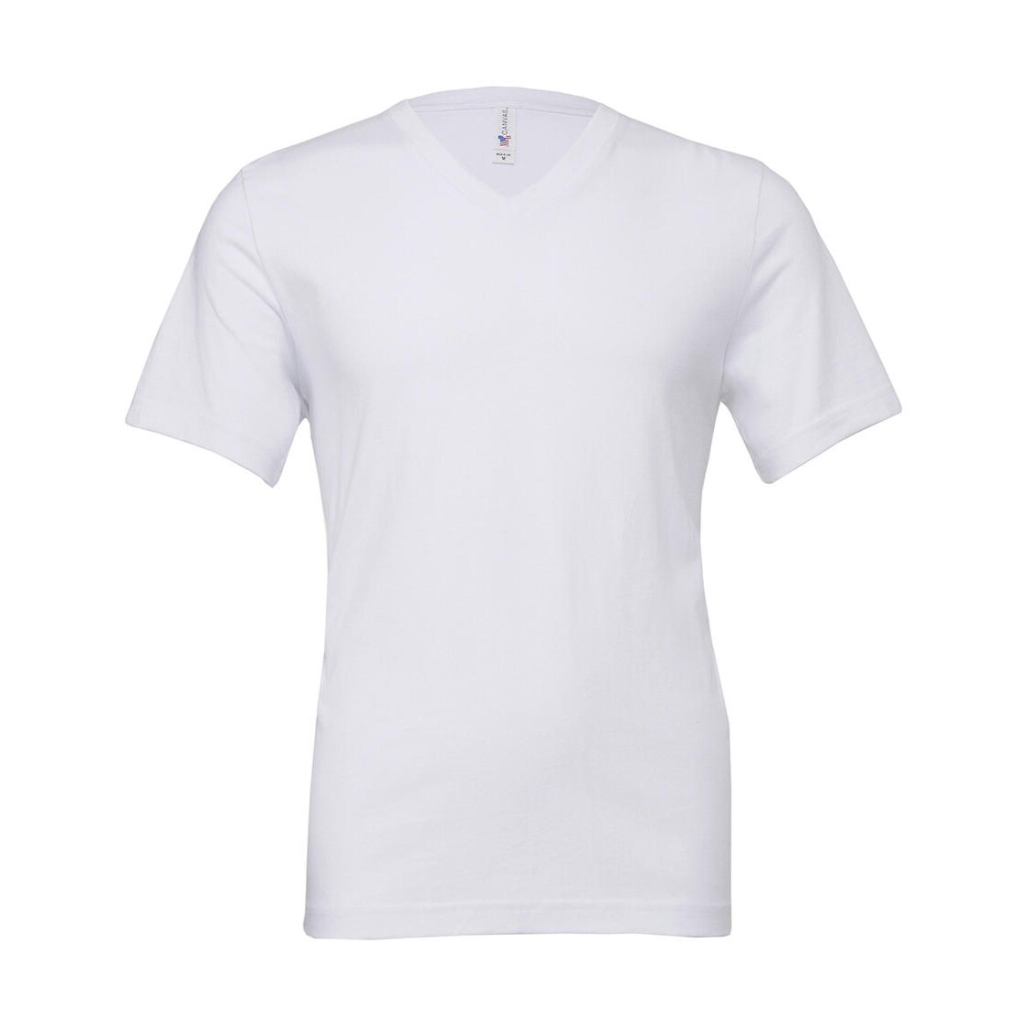 Tričko Bella Jersey V-Neck - biele, M
