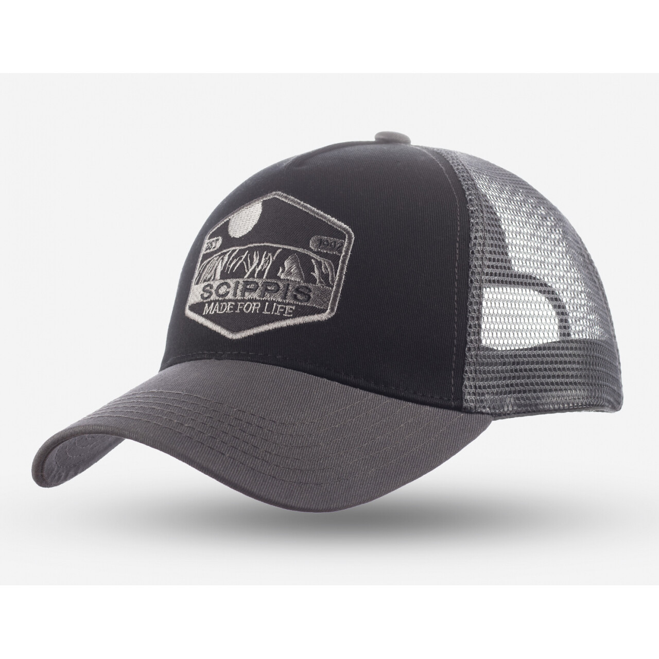 Austrálska šiltovka Scippis Uluru Cap - čierna-sivá