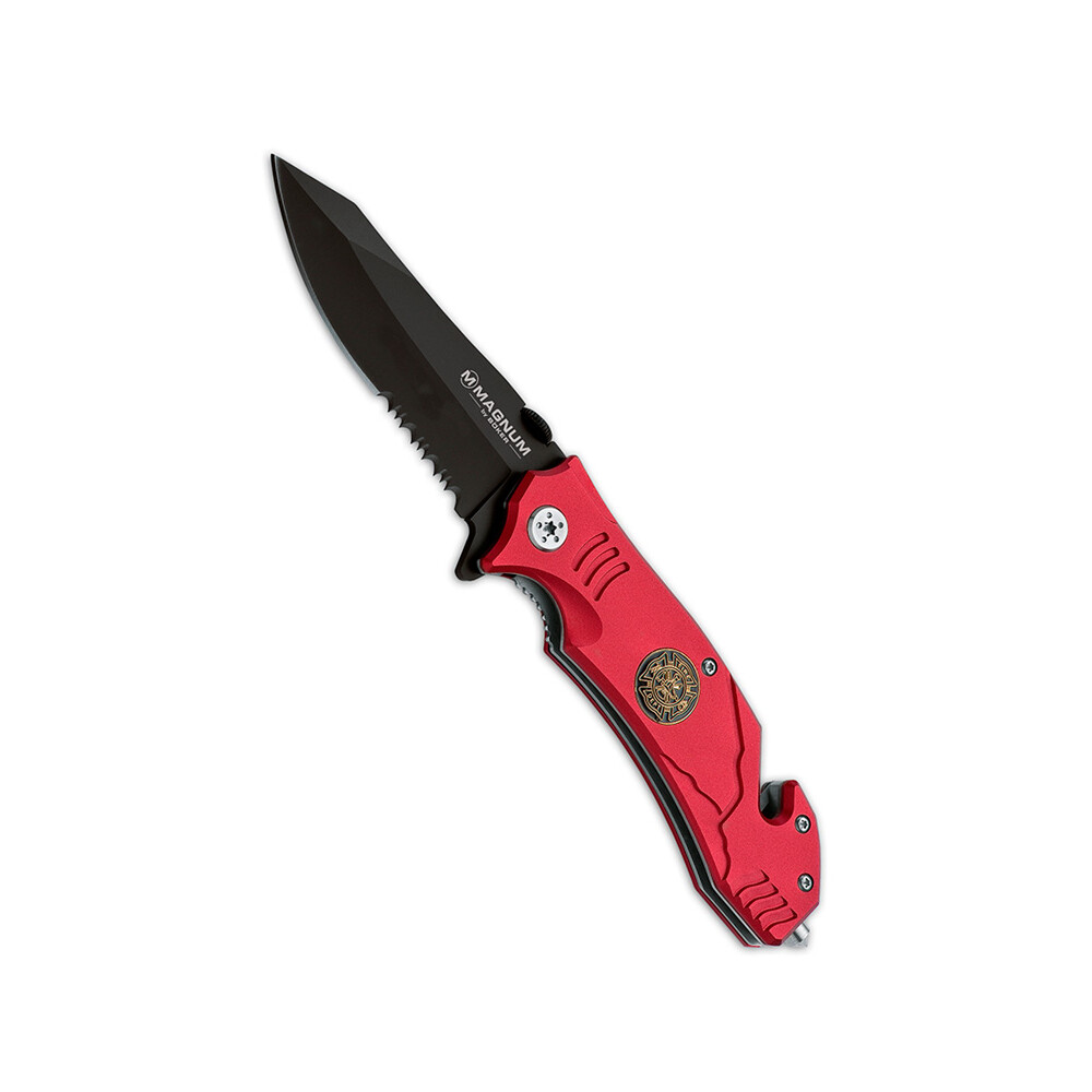 Nôž Böker Magnum Fire Fighter Assisted - červený-čierny