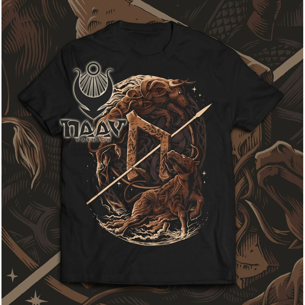 Tričko Naav Uruz Futhark - čierne, XL