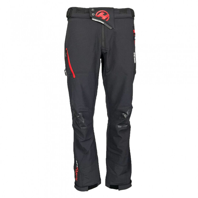 Nohavice unisex Haven Polartis - čierne-červené, L