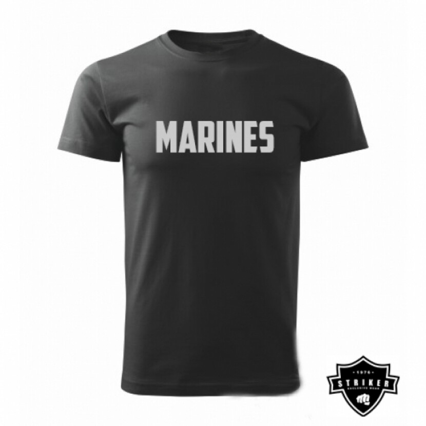 Tričko Striker MARINES - čierne, M