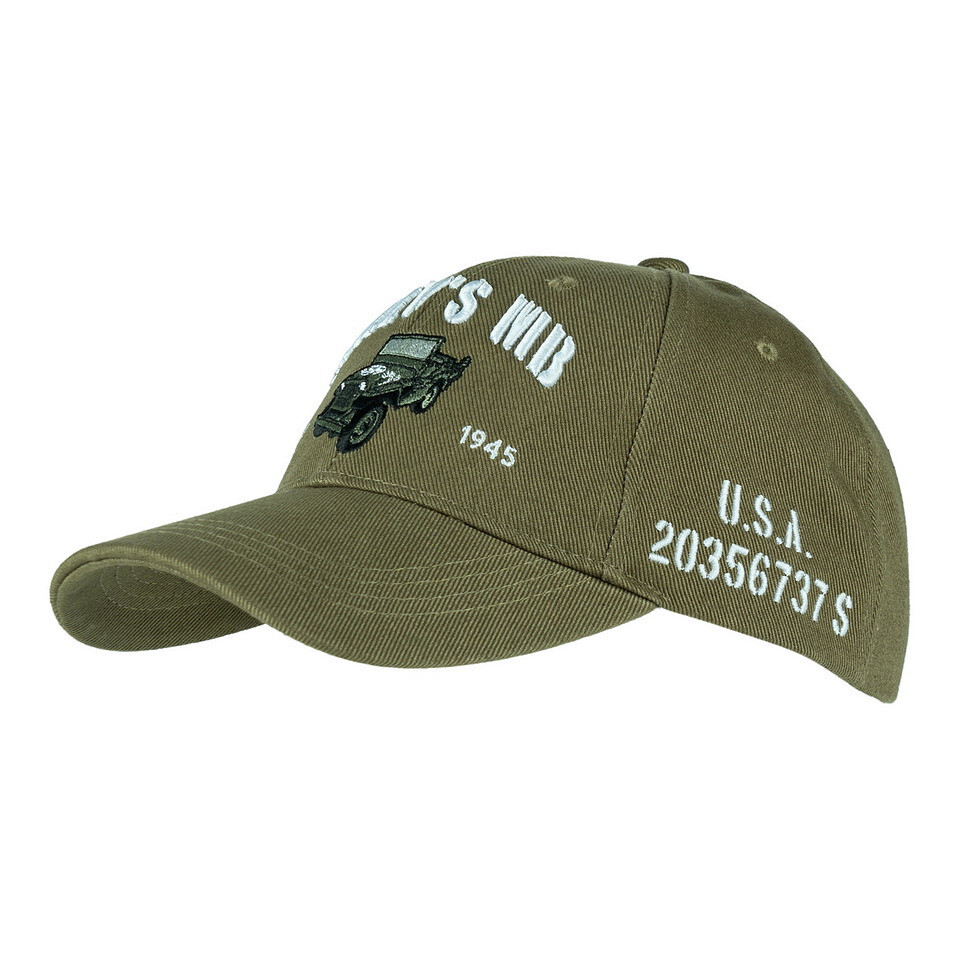 Čiapka Fostex Baseball Willys MB - olivová