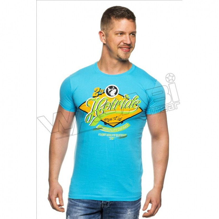 Tričko Spartans History Touchdown - modré, S