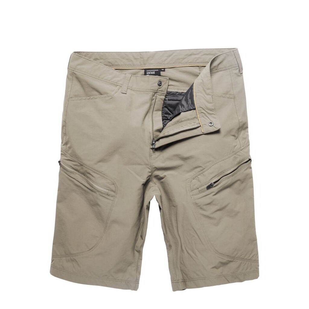 Kraťasy Vintage Industries Trussley - béžové, 34