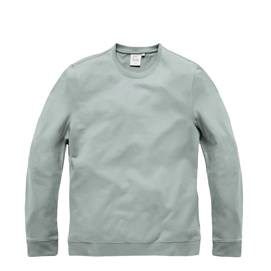 Mikina Vintage Industries Bridge Crewneck - sivá, L