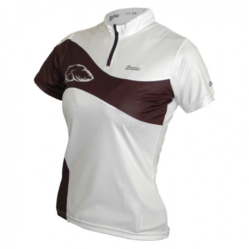 Tričko s krátkym rukávom Haven Comtess - čierne-biele, S