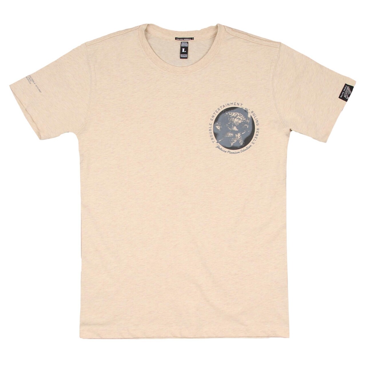 Tričko Yakuza Premium Bounders Trouble - béžové, S