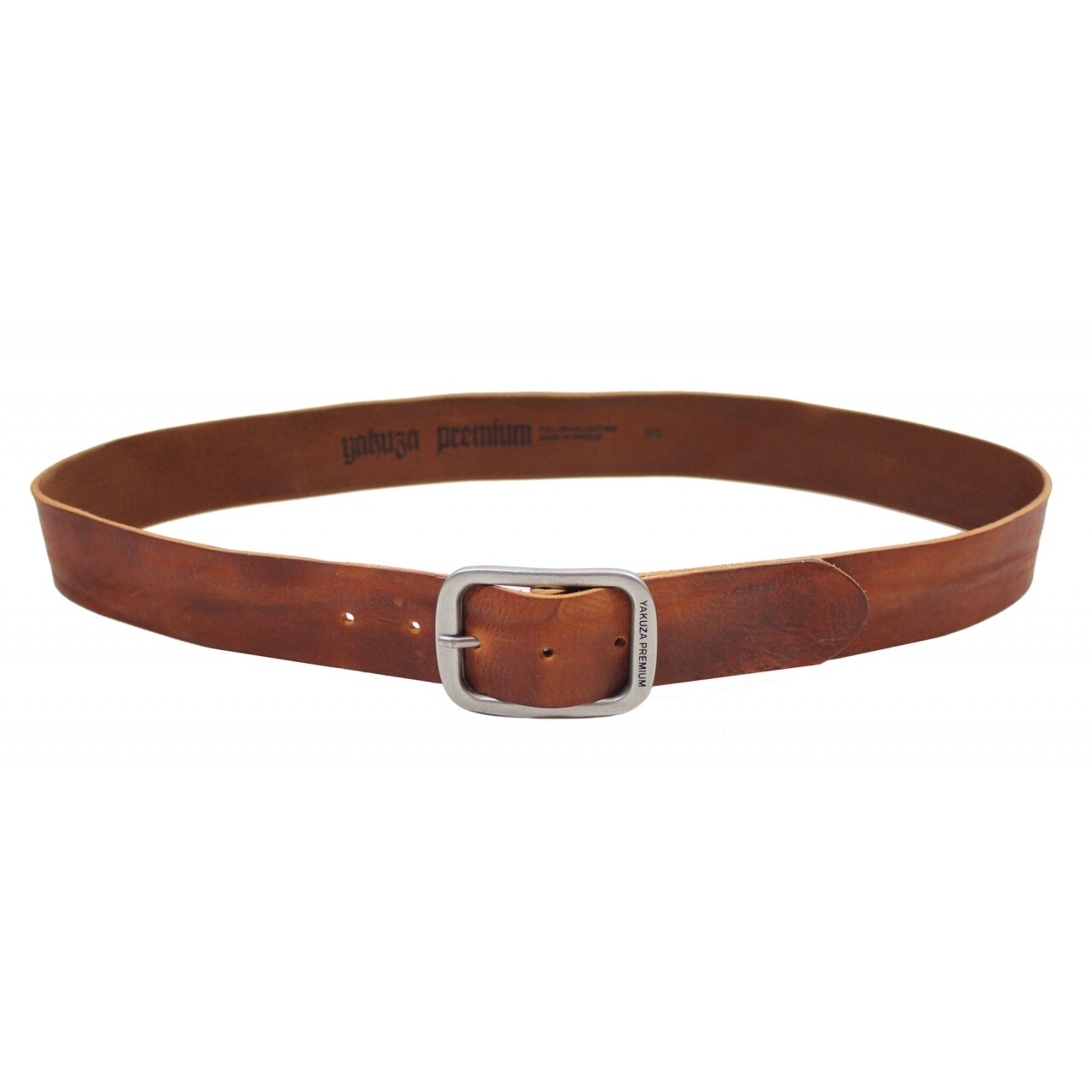 Opasok Yakuza Premium Oval - svetlo hnedý, 100