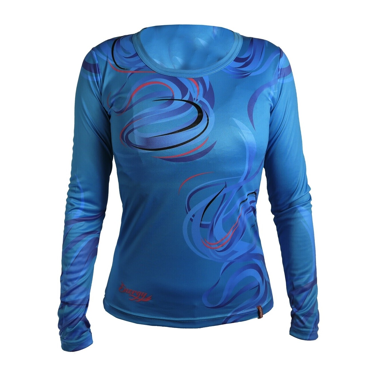 Tričko dámske s dlhým rukávom Haven Energy Crazy - modré, XS