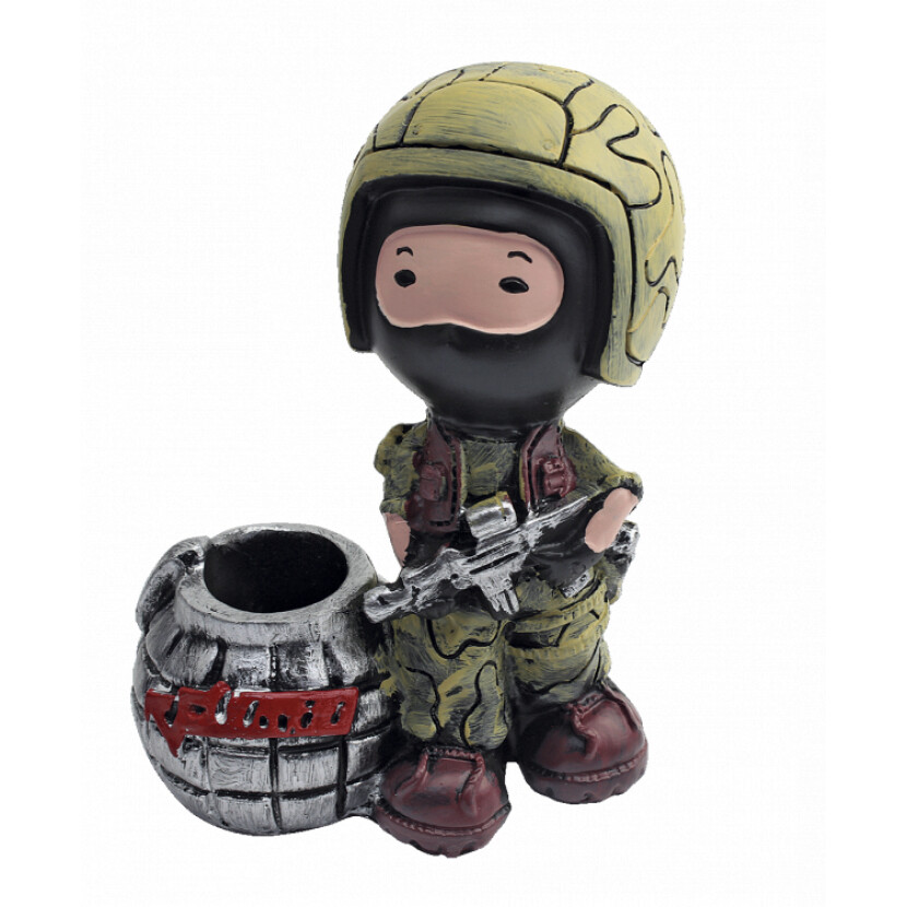 Model Tole 10 Army Vojak v helme - farebný