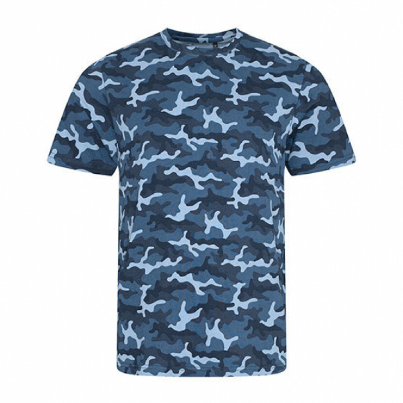 Tričko s krátkym rukávom Just Ts Camo T - skyblue, L