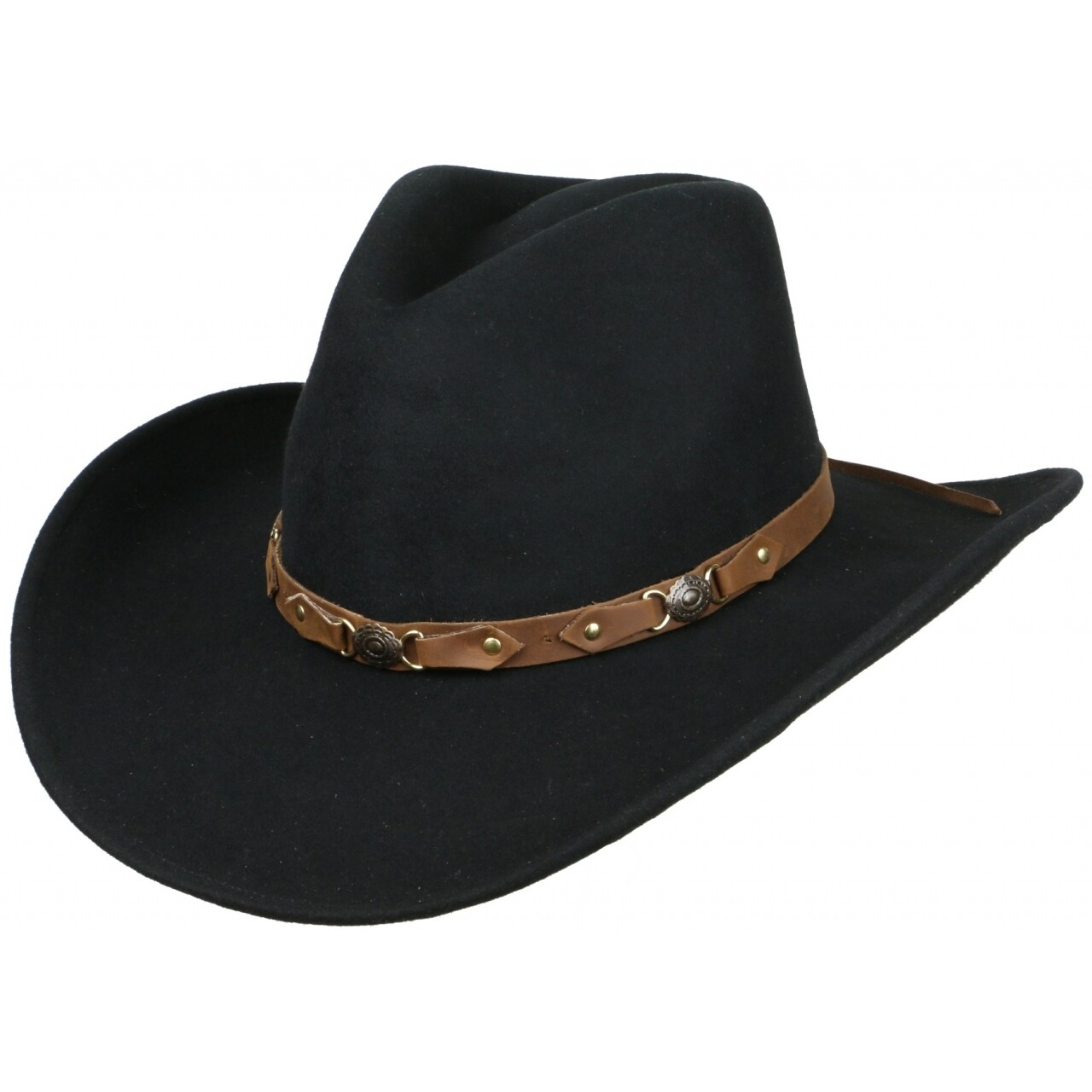 Klobúk vlnený Scippis Bandit - čierny, L