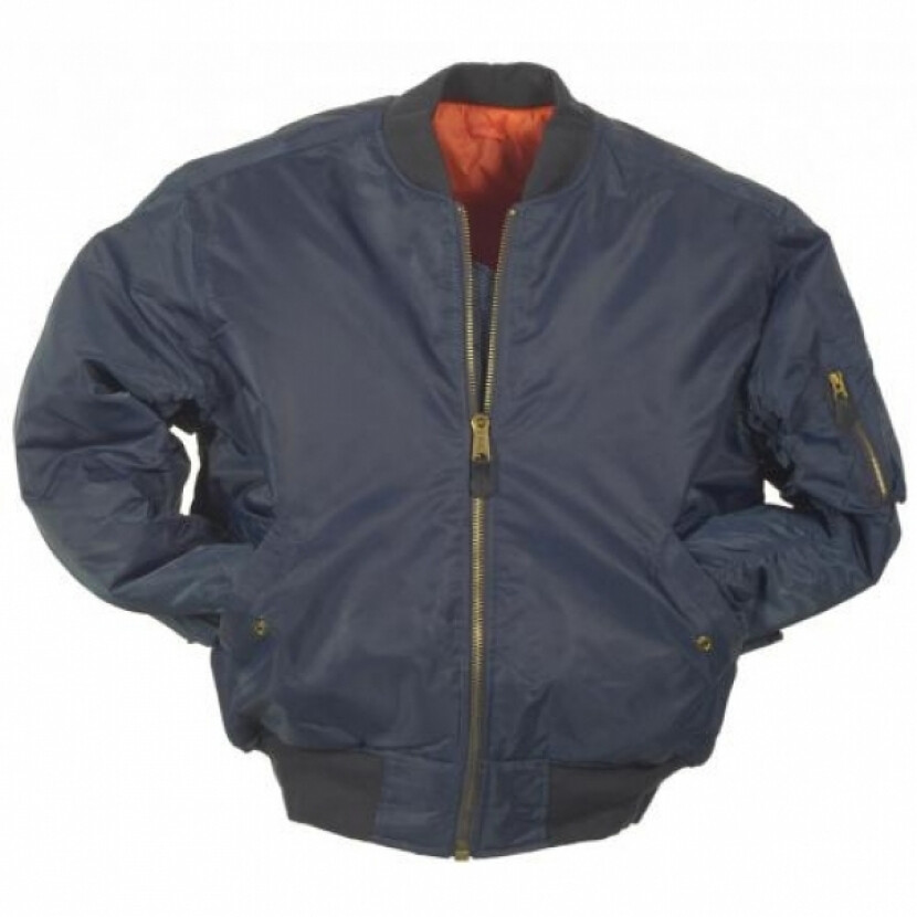 Bunda Anton MA1 - modrá, S