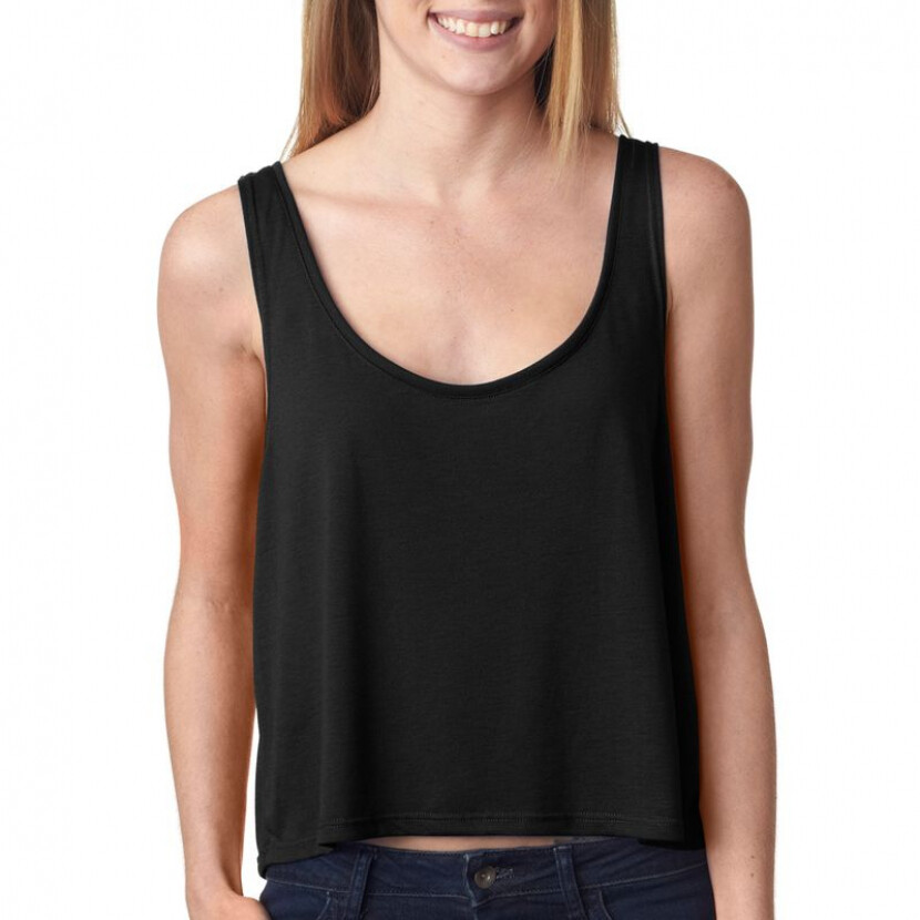 Tielko Bella Boxy Tank - čierne, M