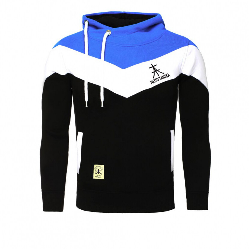 Mikina s kapucňou Akito Tanaka Arrow - antracitová-modrá, S