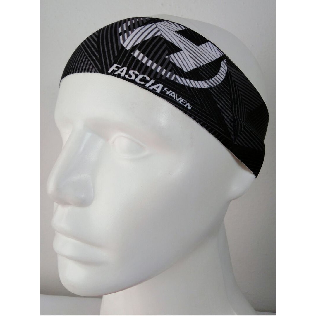 Čelenka Haven Fascia - čierna-biela, L/XL