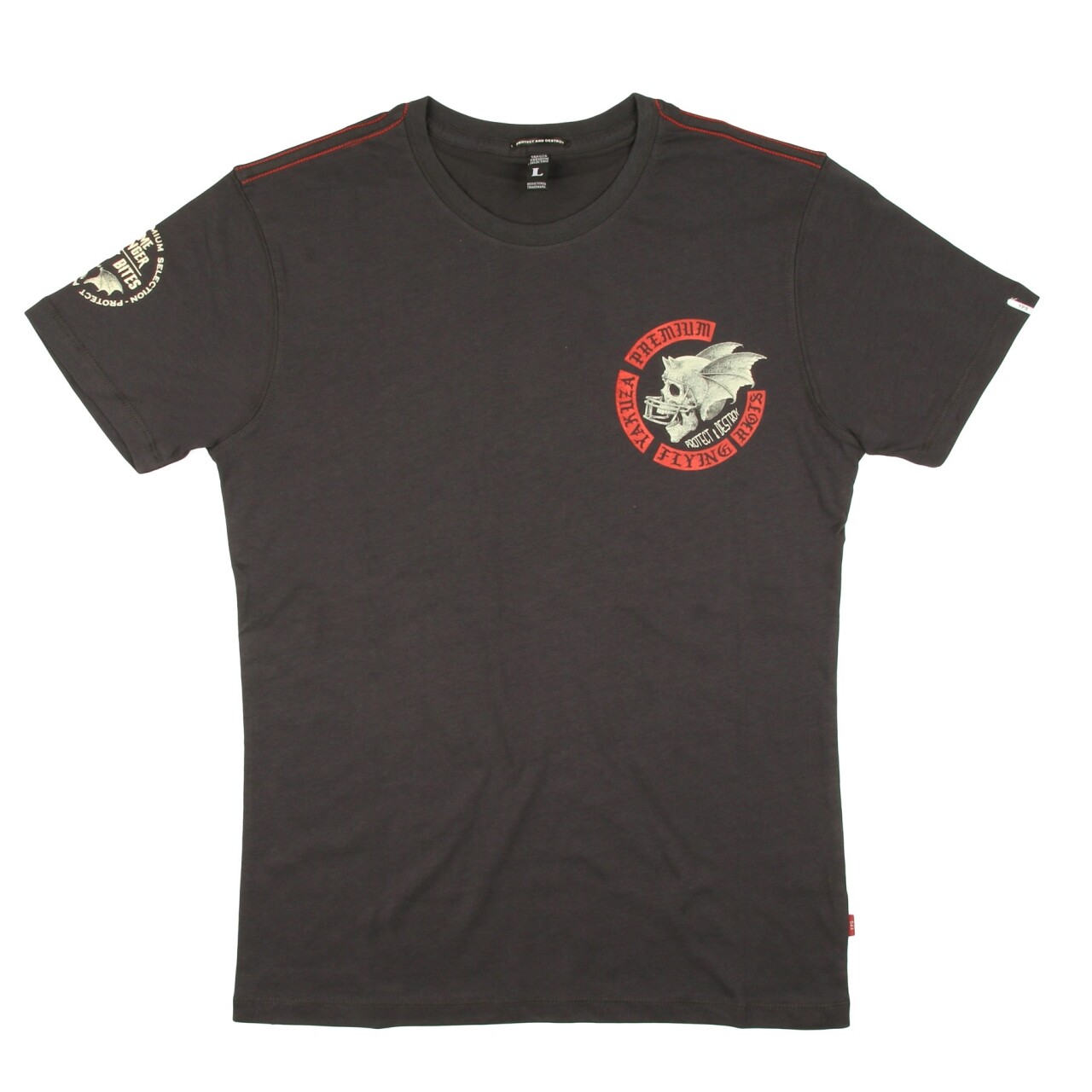 Tričko Yakuza Premium Protect and Destroy - tmavo sivé, XL