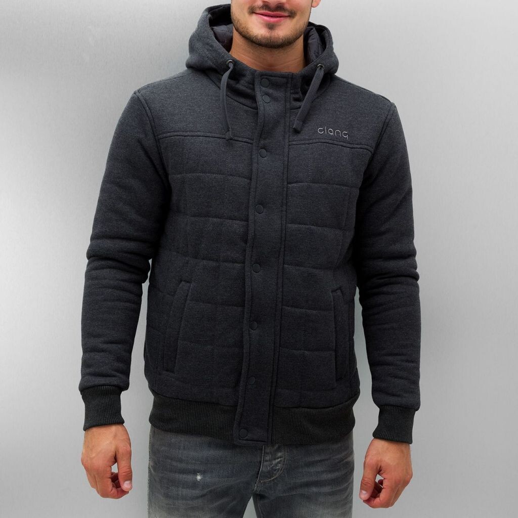 Bunda Clang Brushed - sivá, S