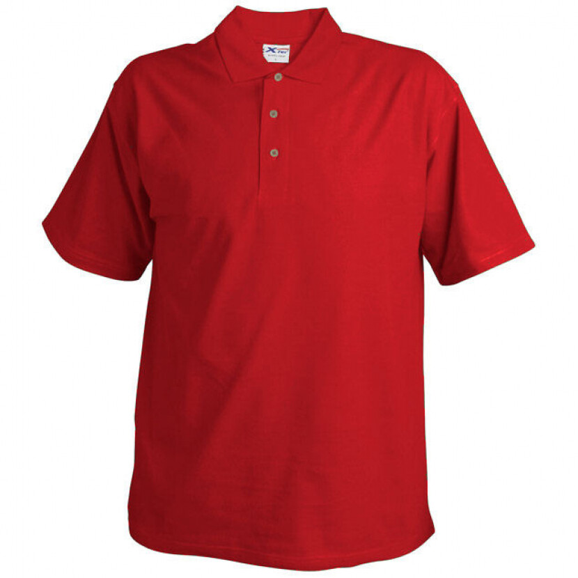 Pánska pique polokošeľa Xfer 175 - červená, S