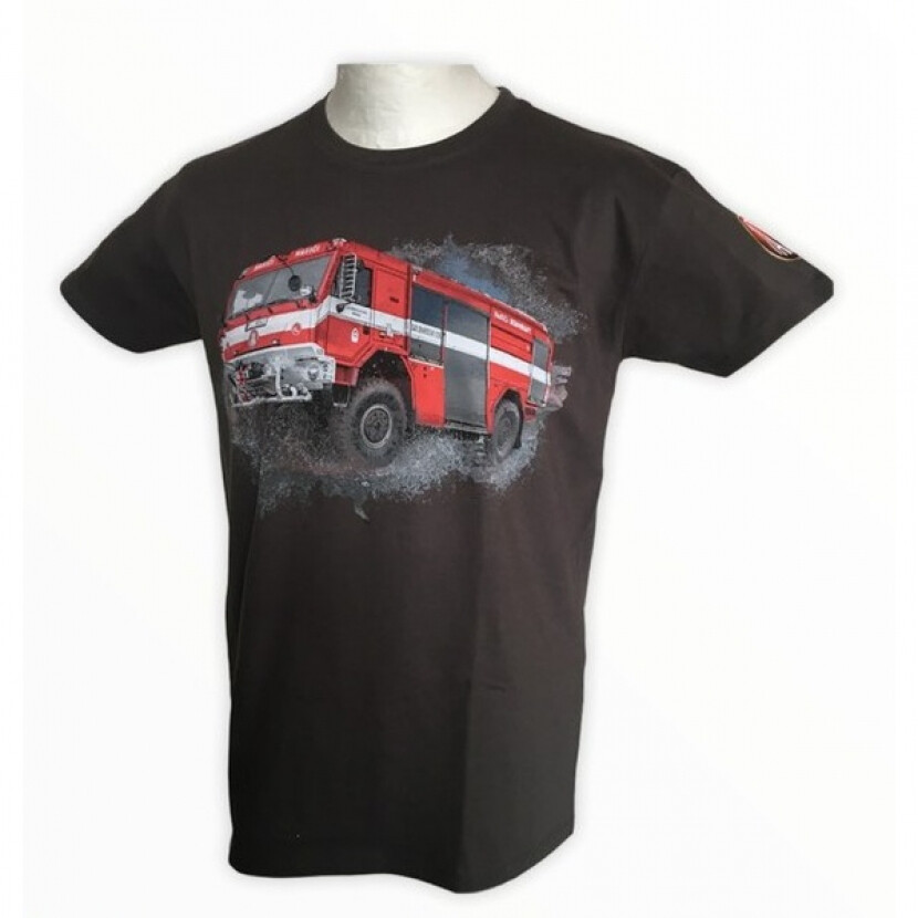 Tričko Tatra Force Hasič 4x4 - čierne, L
