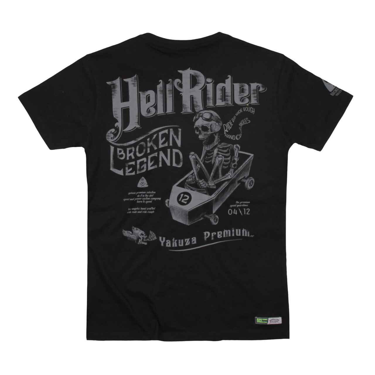 Tričko Yakuza Premium HeliRider - čierne, XL