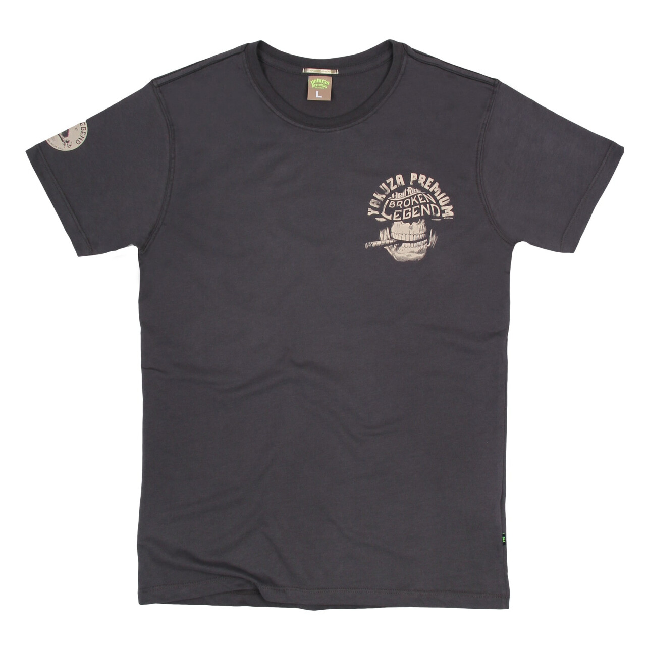 Tričko Yakuza Premium Brokle - tmavo sivé, XXL
