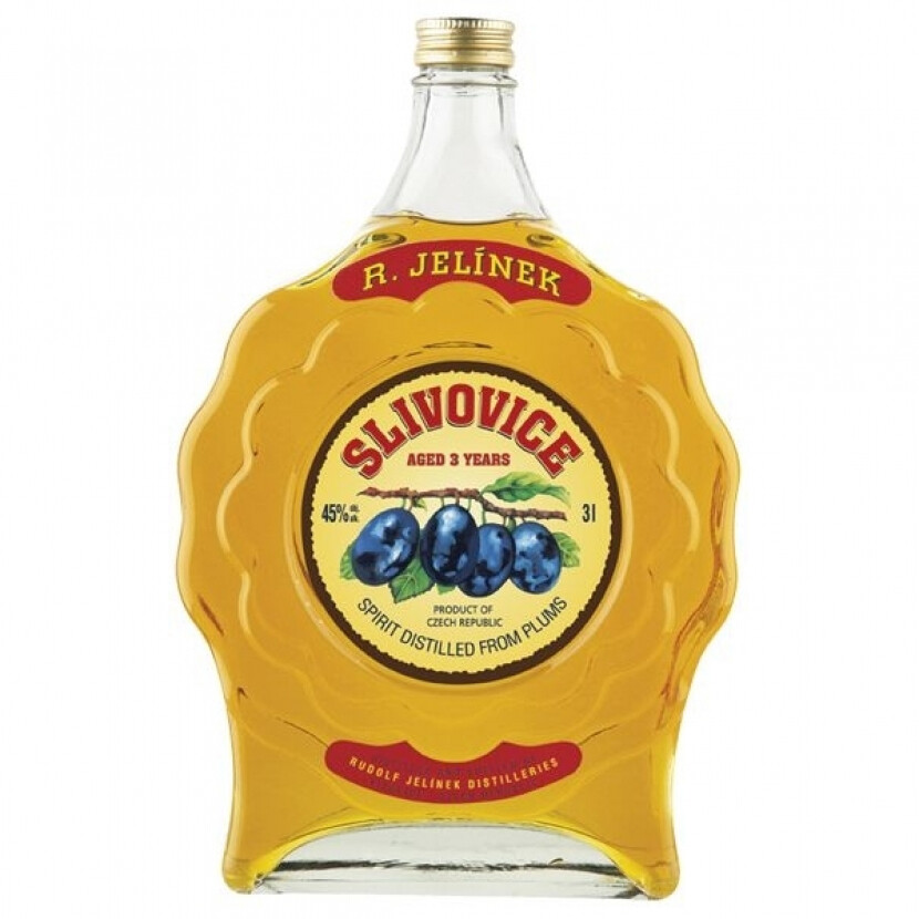Slivovice Rudolf Jelínek 3-ročná zlatá 45 %, 0,7 l