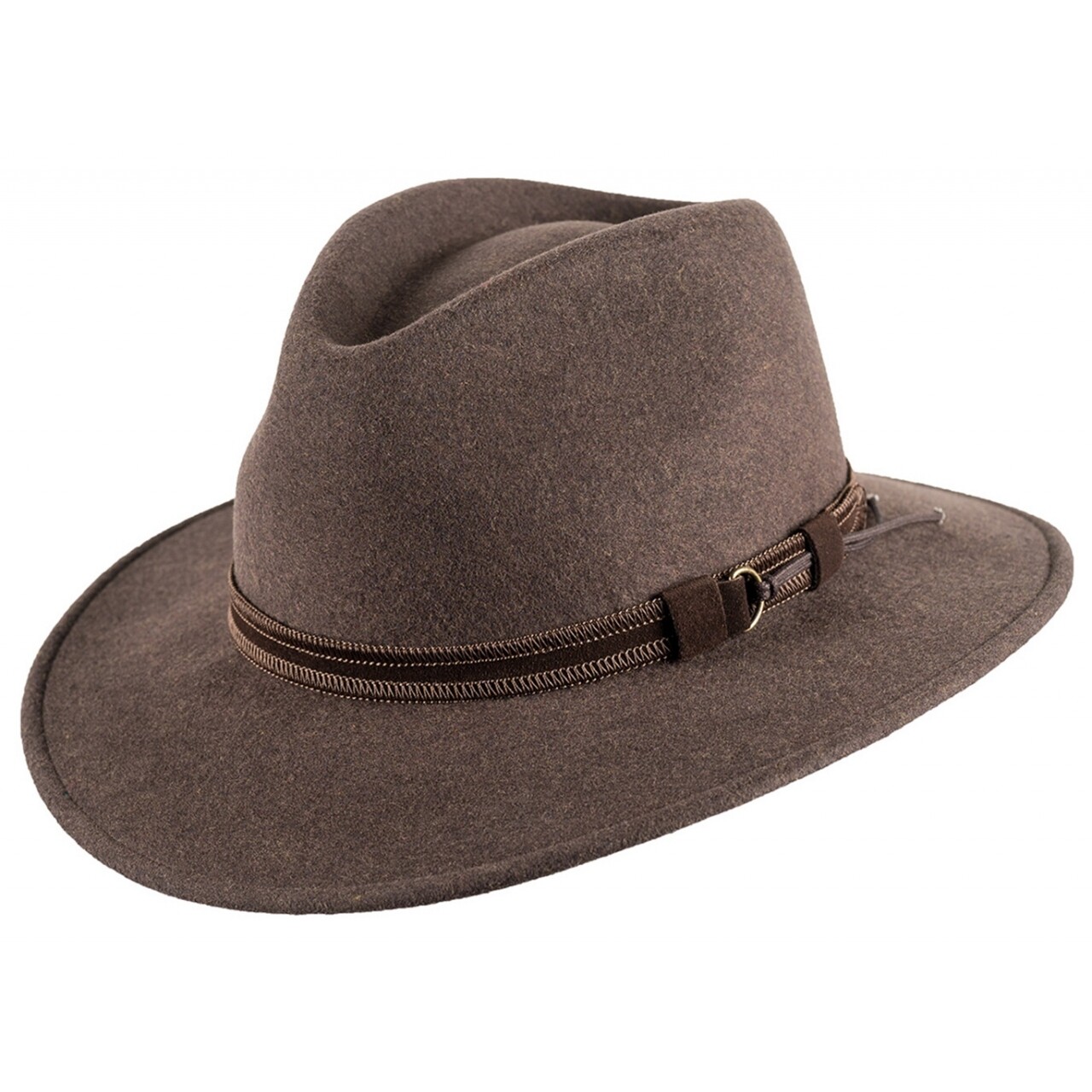 Klobúk vlnený Scippis Corfield - hnedý, S