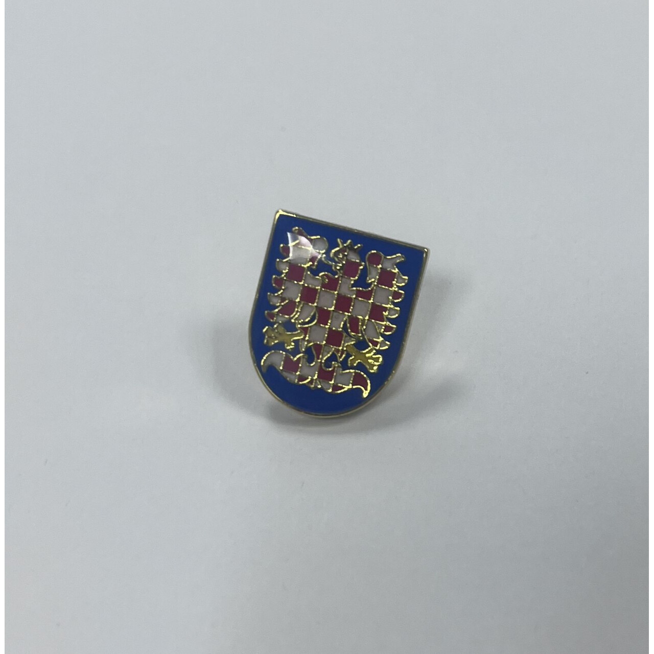 Odznak (pins) Moravská orlica 2,2 x 1,7 cm - farebný-modrý