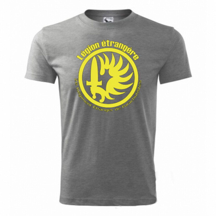 Tričko Striker Légion étrangére - sivé, XL